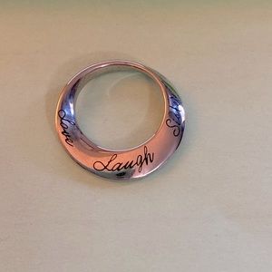 Love Laugh Sister necklace charm, HMK LLC Stainless steel